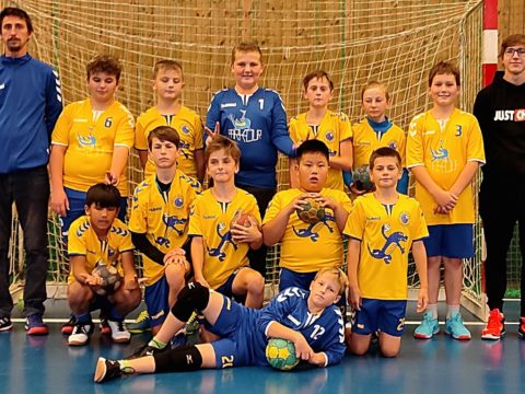 Mladší žáci Jiskry odehráli čtvrté kolo Středočeské ligy házené