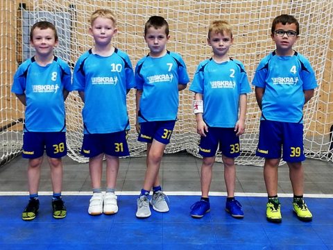 Přípravka Jiskry odehrála druhé kolo Středočeské ligy házené