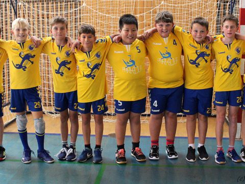 Minižáci Jiskry se představili na turnaji 4+1 Krajského svazu házené Vysočina