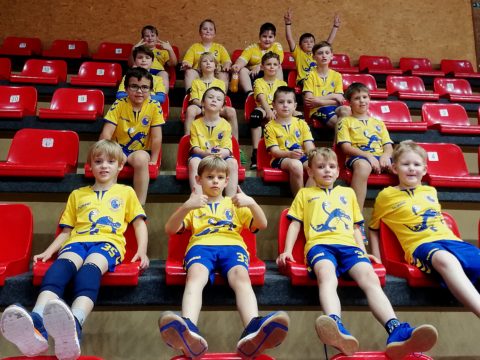 Přípravky Jiskry odehrály třetí kolo Středočeské ligy házené