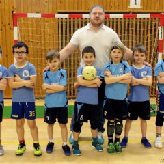 Tři družstva přípravek Jiskry (21 házenkářů) odehrála zimní turnaj