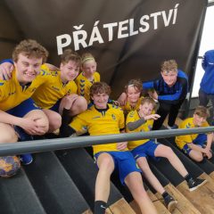 Starší žáci Jiskry odehráli osmé kolo Středočeské ligy házené