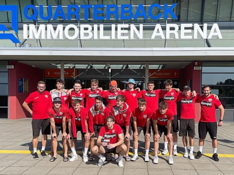 Dorostenci Sokola Nového Veselí s Janem Tůmou a Matějem Karbanem v Lipsku