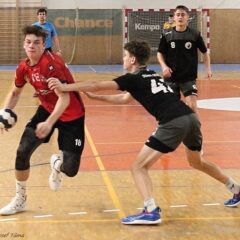 V mladším dorostu Nového Veselí hraje zručský házenkář Matěj Karban