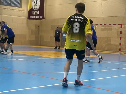 Za druholigovou Spartu Kutnou Horu hrají zručští házenkáři Lukáš Kafka a Karel Růžička