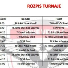 V neděli 21. ledna se představí hráči Jiskry na zimním turnaji mladších žáků v Novém Veselí