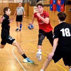 V prvoligovém starším dorostu Nového Veselí hrají zručští házenkáři Jan Tůma a Matěj Karban