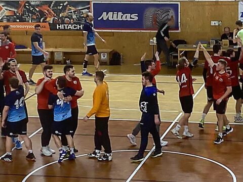 V mužích druholigového béčka Nového Veselí nastoupil v mistrovském utkání zručský házenkář Matěj Karban