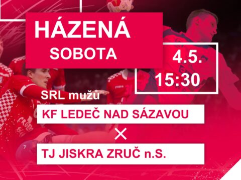 4. května v 15.30 hodin: Kovofiniš Ledeč nad Sázavou – Jiskra Zruč nad Sázavou (SRL)